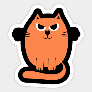 Angry Kitty Sticker